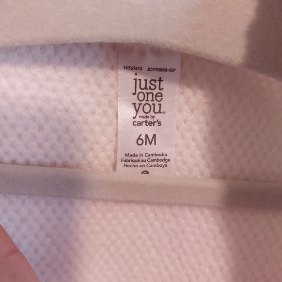 Carter's Baby Girl Ivory Off White Extra Furry Sherpa Outerwear Zipper Vest 6M - Picture 6 of 9